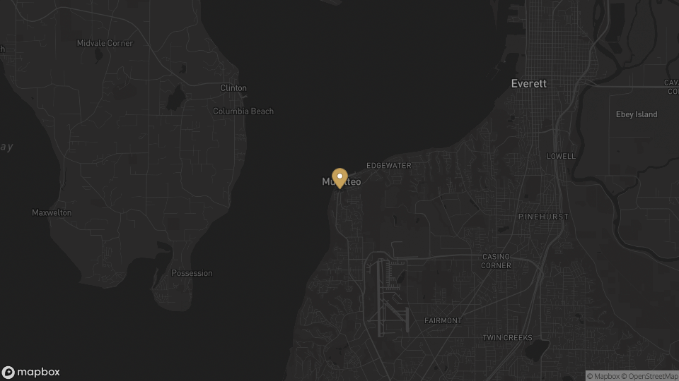 Static map of Mukilteo, Washington.