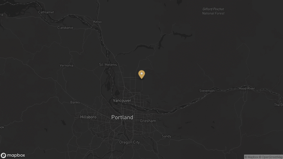 Static map overview of Clark County, Washington.