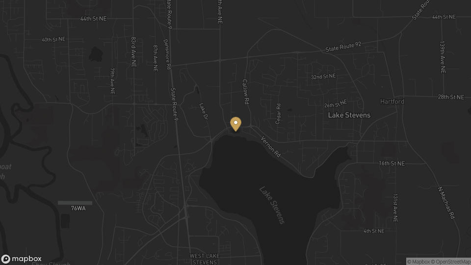 Static neighborhood map for Lundeen in Lake Stevens, Washington.