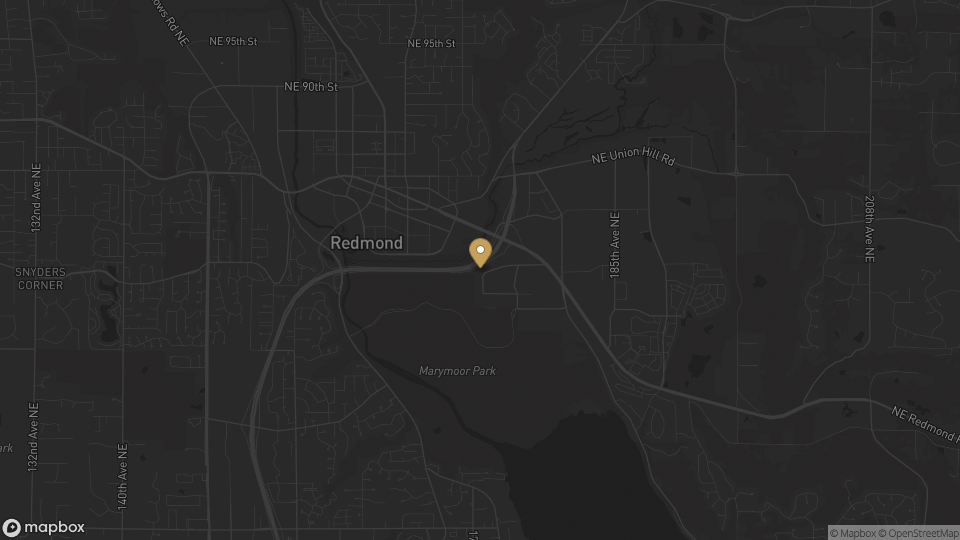 Static neighborhood map for Marymoor Village / Southeast Redmond in Redmond, Washington.